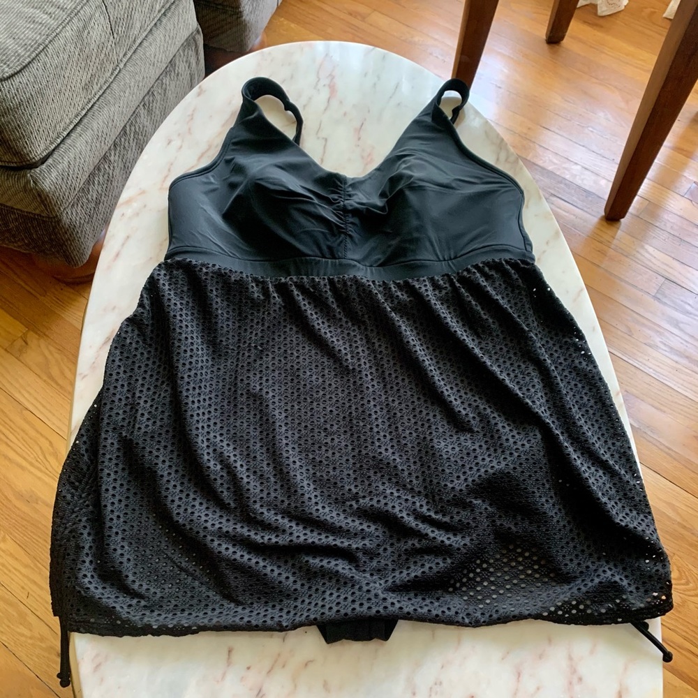 Lane Bryant_NWT_Black Eyelet One-Piece Swimsuit_20